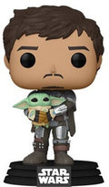 Pop Star Wars - Pop Star Wars Mandalorian Mando Holding Child - Collectibles