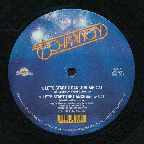 Bohannon - Let's Start Ii Dance Again - Vinyl Record