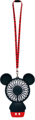 Mickey Lanyard With Rechargable Fan Buddy - Mickey Lanyard With Rechargable Fan Buddy - Novelties