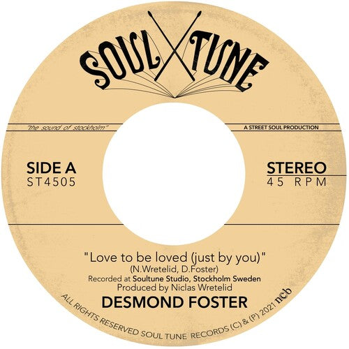 Foster,desmond - Love To Be Loved (just By You) - Vinyl Record