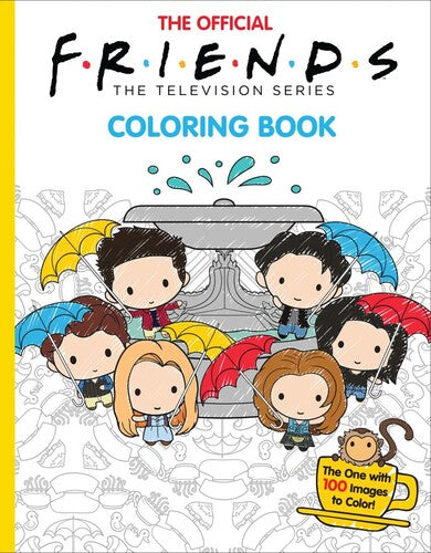 Scholastic - Official Friends Coloring Book - Books