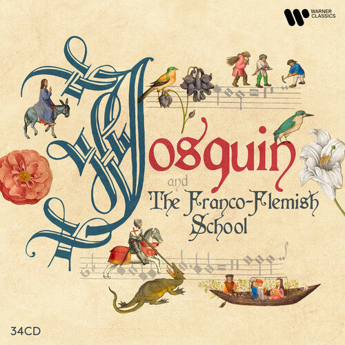 Ensemble Gilles Binchois / Hilliard Ensemble - Josquin & The Franco-flemish School (34 Cd) - Music CD