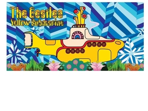 Beatles - Yellow Submarine Beach / Bath Towel - Beatles - Yellow Submarine Beach / Bath Towel - Novelties