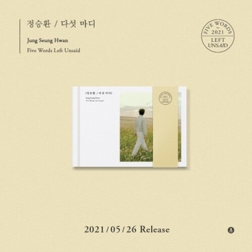 Jung Seung Hwan - Five Words Left Unsaid - Music CD