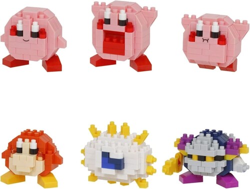 Nanoblock - Nanoblock - Kirby Assortment (box Of 6) - Collectibles
