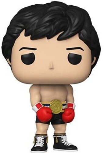 Funko Pop! Specialty Series Movies: - Rocky 45th- Rocky W/gold Belt - Collectibles
