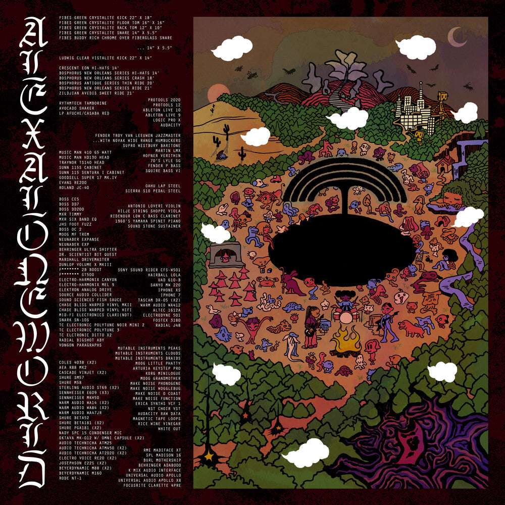 Alexaloneworld (Burgundy + Black Swirl Vinyl) [LP] Vinyl Record