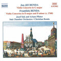 Benda,jj / Benda,f / Suuk / Pfister / Suk Co - Violin Concertos I - Music CD