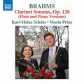 Brahms / Schutz / Prinz - Clarinet Sonatas 120 - Music CD