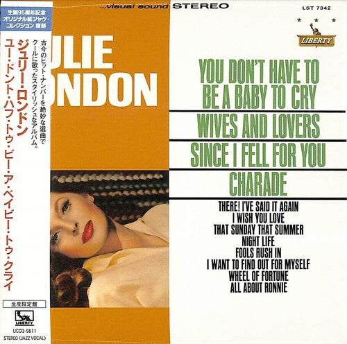 London,julie - You Don't Have To Be A Baby To Cry - Music CD