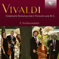 Vivaldi / L'archicembalo - Complete Sonatas For 2 Violins - Music CD