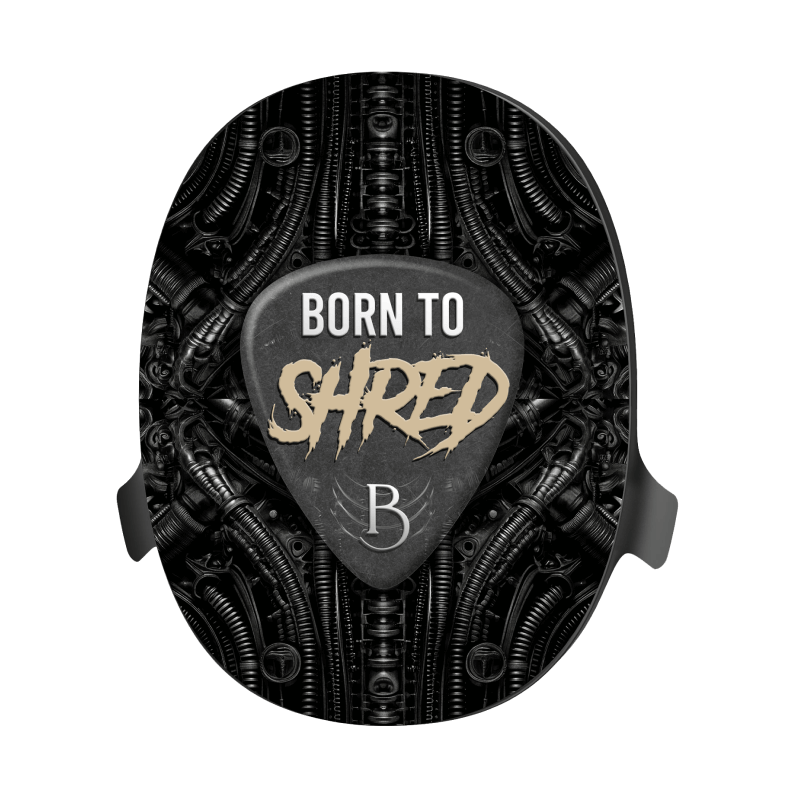 'Born To Shred' by BERNTH Limited Edition Heavys Headphone Shells & Headphone Bundle