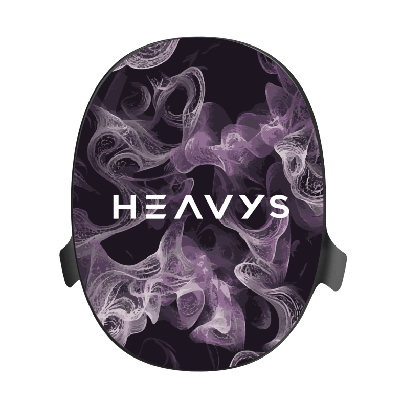 Purple Smoke Limited Edition HEAVYS Headphone Shells & Headphone Bundle
