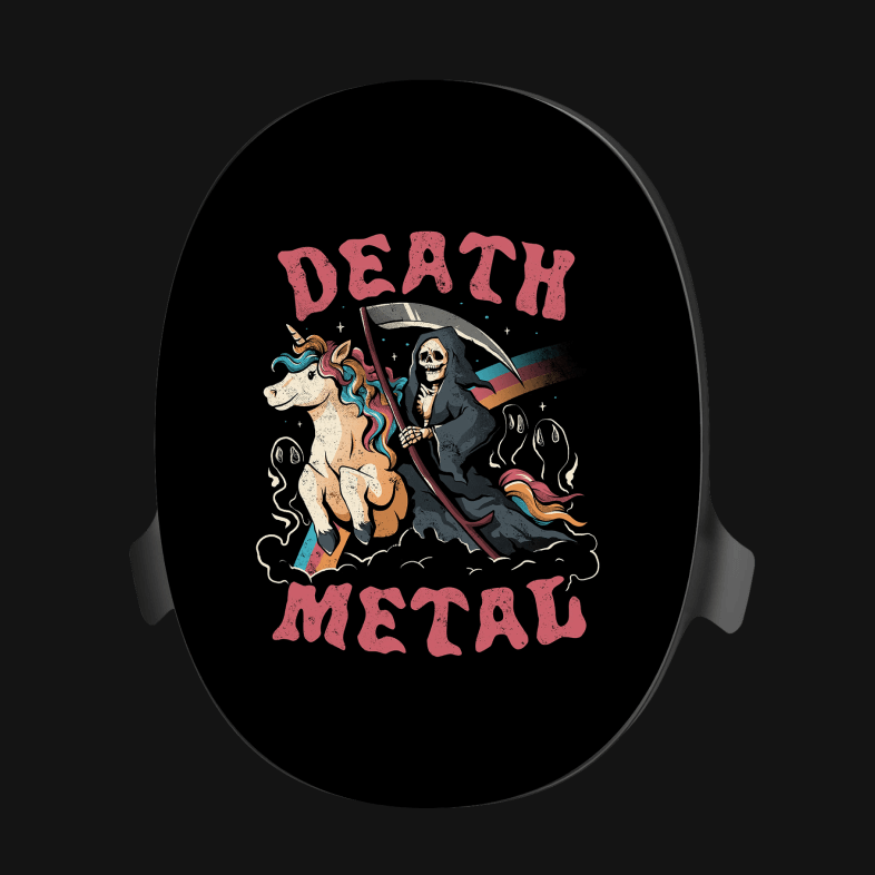 Death Metal By @Eduely Studio Limited Edition Heavys Headphone Shells & Headphone Bundle