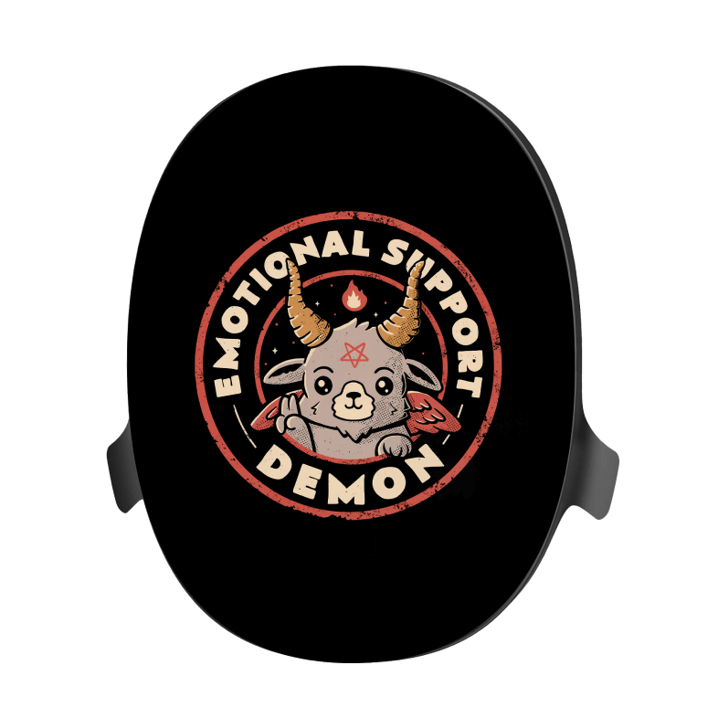 Emotional Support Demon by @Edu.ely Limited Edition Heavys Headphone Shells & Headphone Bundle