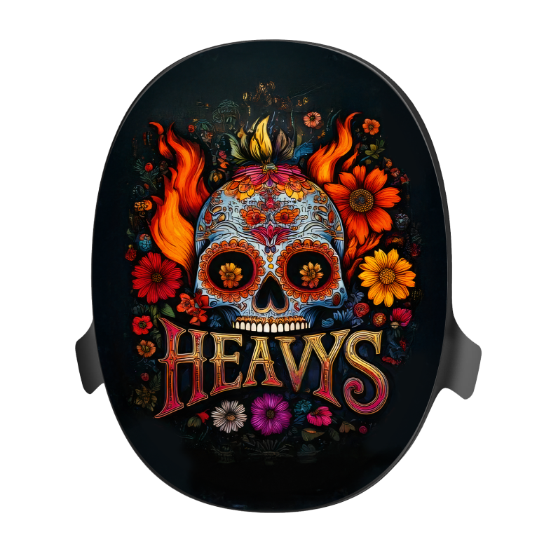 Sugar Skull Dia De Muertos Limited Edition HEAVYS Headphone Shells & Headphone Bundle