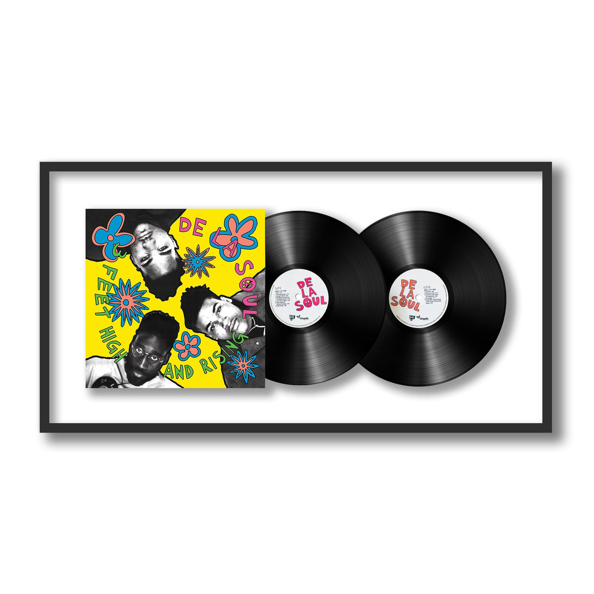 De La Soul - 3 Feet High & Rising - Framed Vinyl Record