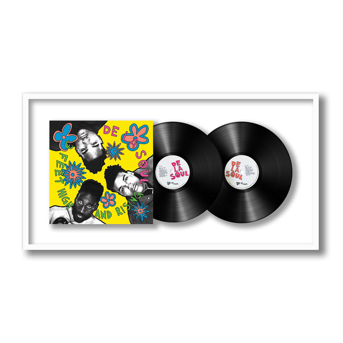 De La Soul - 3 Feet High & Rising - Framed Vinyl Record