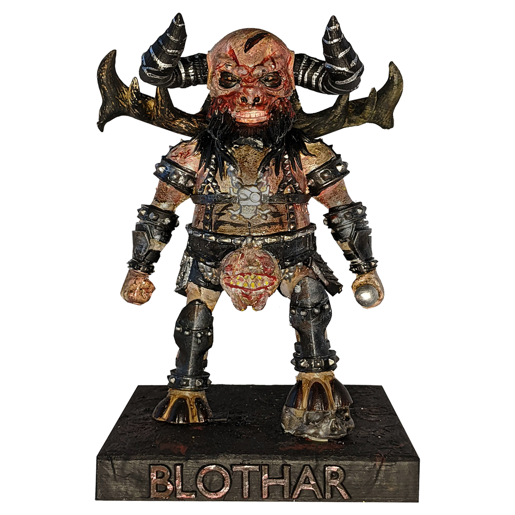 GWAR The New Dark Ages Limited Edition LP + Blothar Bobblehead Bundle Vinyl Record
