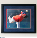 Lucas Giolito Auburn Doubledays Signed 11x14 Custom Framed Photo PSA