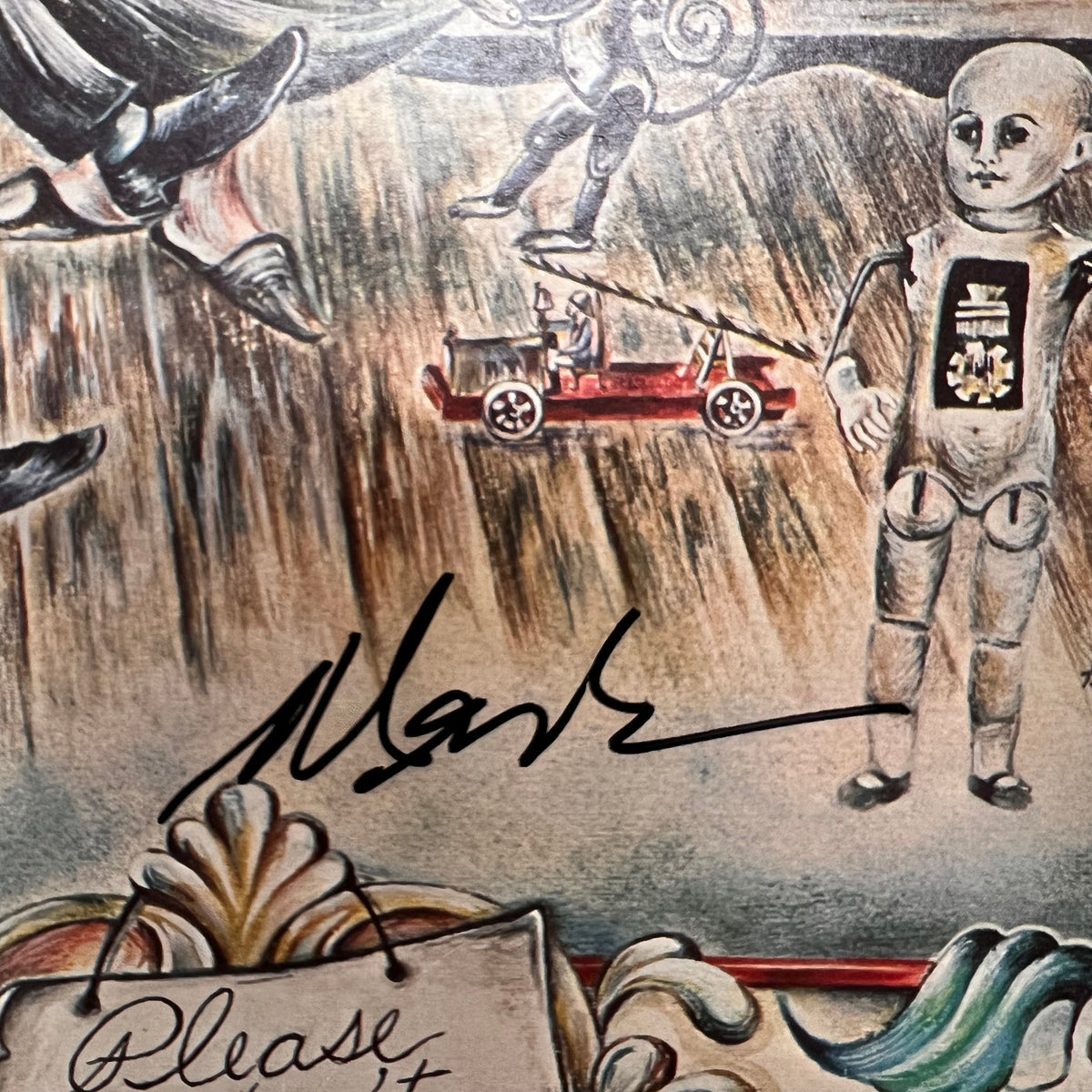 Steve Hackett Signed Please Don't Touch! Vinyl Album PSA Authographed
