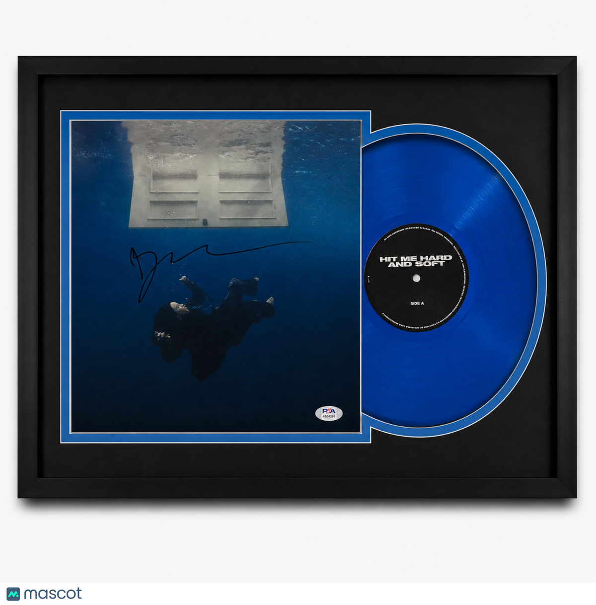 Billie Eilish Signed Hit Me Hard and Soft Framed Vinyl Album Insert PSA