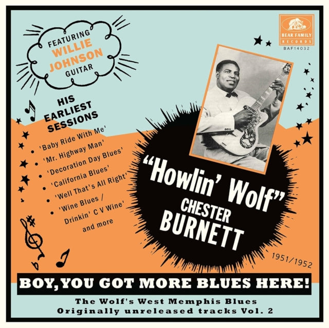 Howlin' Wolf - Boy, You Got More Blues Here!: The Wolf's West Memphis Blues, Vol. 2 - 10 Inch Vinyl