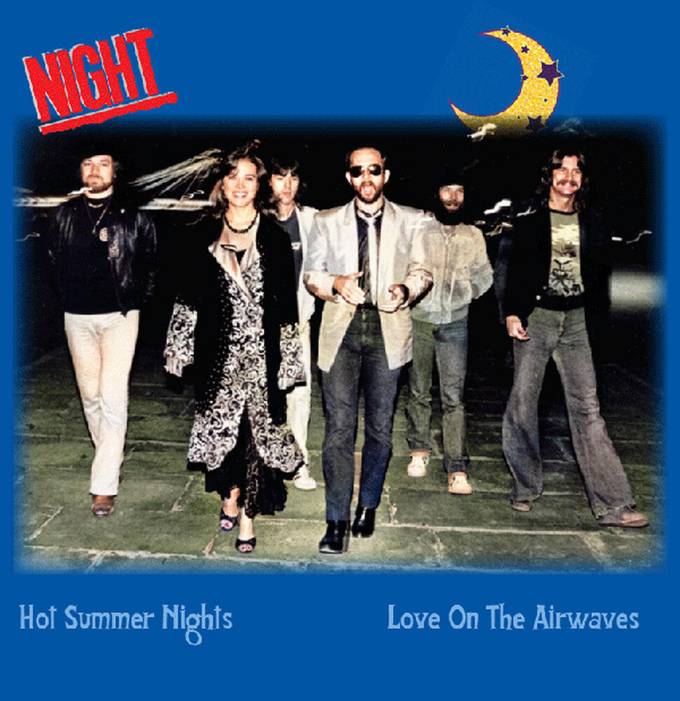 Hot Summer Nights / Love On The Airwaves (Blue) [7" Vinyl] Vinyl Record