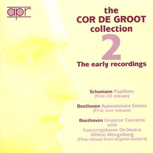 Schumann / Beethoven / De Groot / Mengelberg - Early Recordings Cor De Groot - Music CD