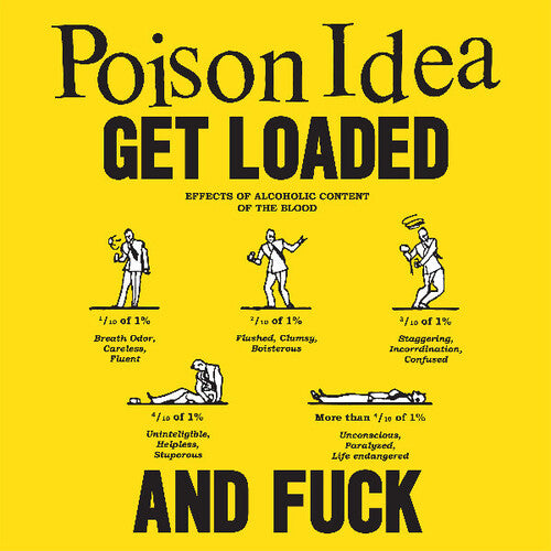 Poison Idea - Get Loaded & Fuck - Music CD
