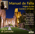 De Larrocha,alicia / Orquesta De Conciertos Madrid - Falla: Nights In The Gardens Of Spain & Piano - Music CD