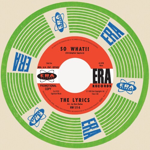 Lyrics - So What / They Can't Hurt Me - Vinyl Record