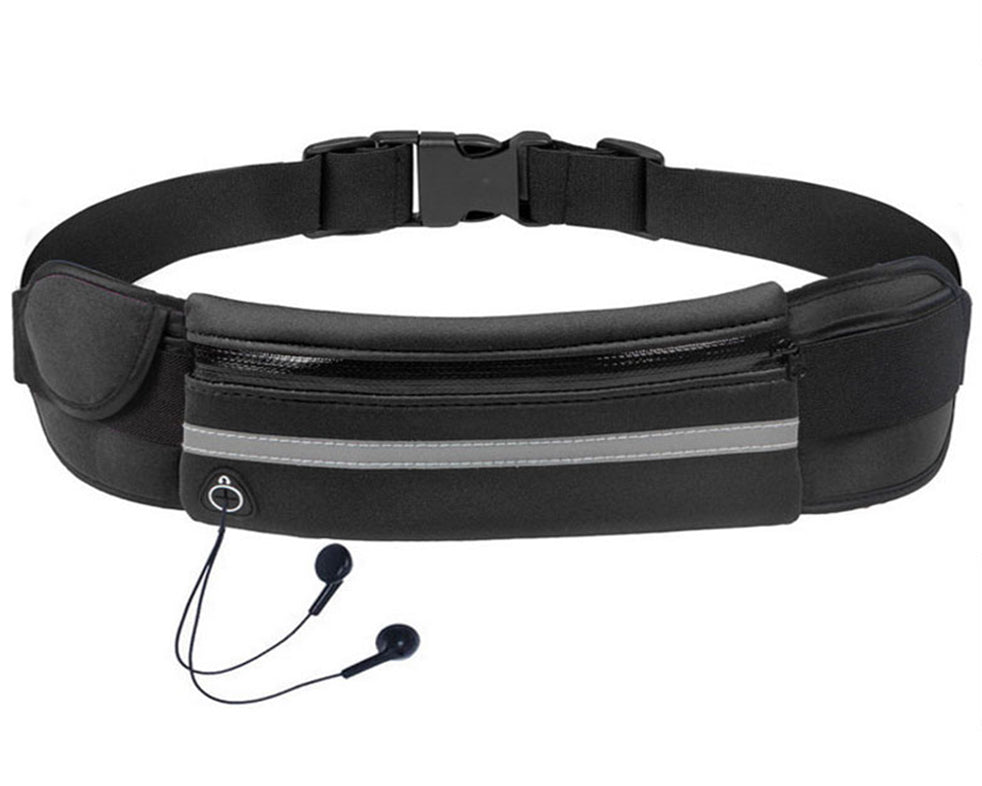 JupiterGear Sports Running Belt and Travel Fanny Pack for Jogging, Cycling and Outdoors with Water Resistant Pockets