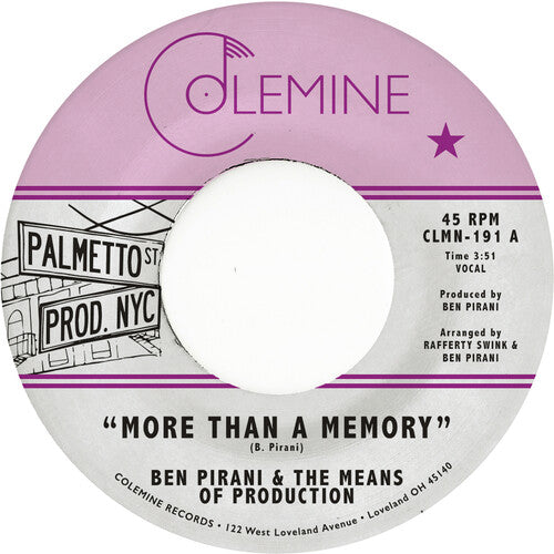 Pirani,ben - More Than A Memory - Vinyl Record