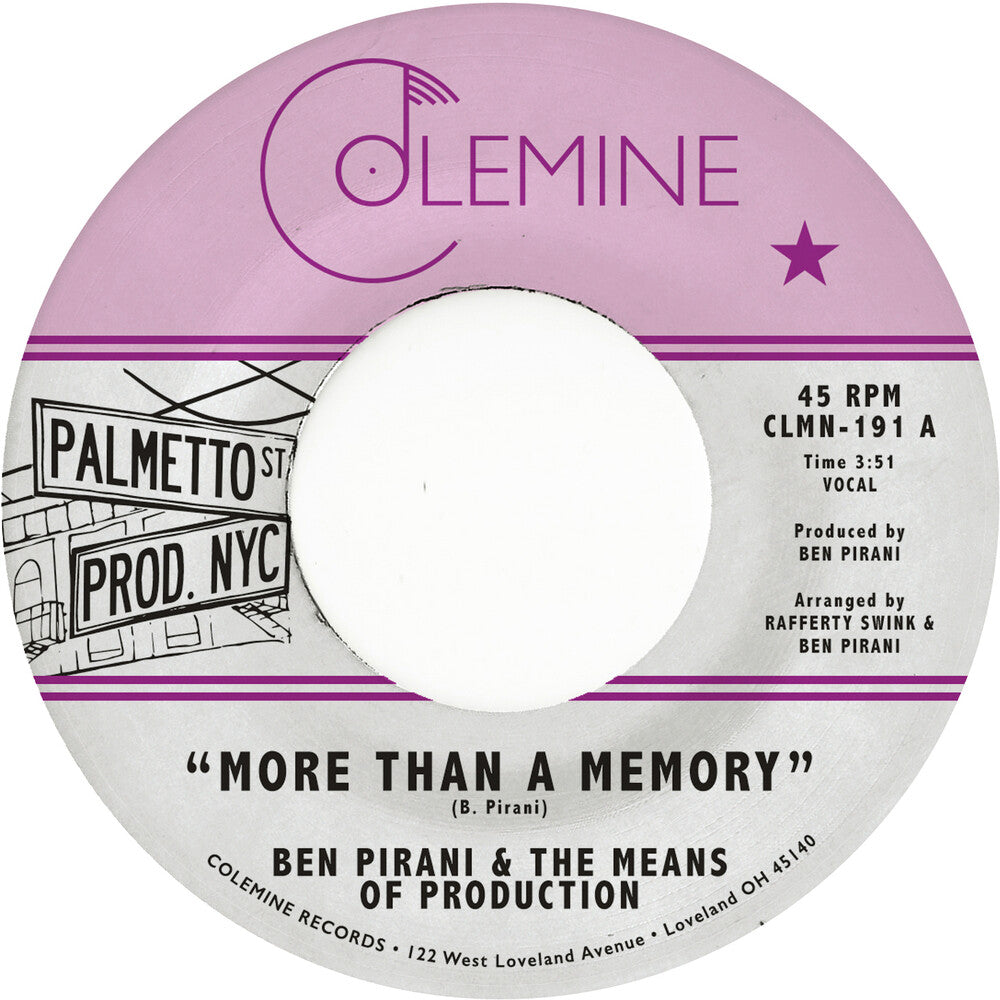 More Than A Memory [7" Vinyl] Vinyl Record