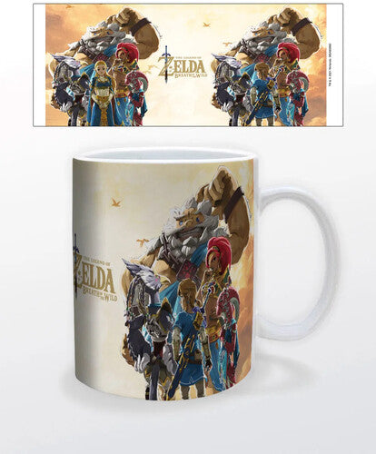 Zelda Botw Champions, Link & Zelda 11oz Mug - Zelda Botw Champions, Link & Zelda 11oz Mug - Novelties