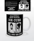Ice Cube Most Wanted 11oz Mug - Ice Cube Most Wanted 11oz Mug - Novelties