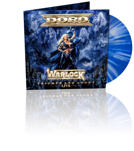 Doro - Warlock - Triumph & Agony Live (marble Blue/white) - Vinyl Record