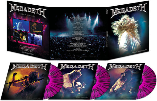 Megadeth - A Night In Buenos Aires [3LP Purple & Black Splatter]