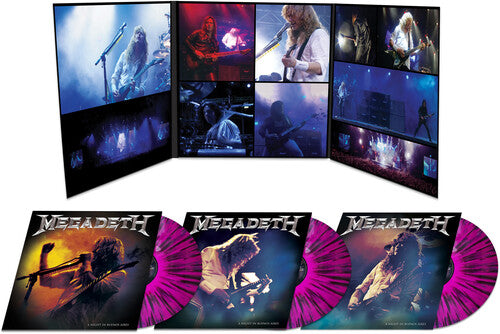 Megadeth - A Night In Buenos Aires [3LP Purple & Black Splatter]