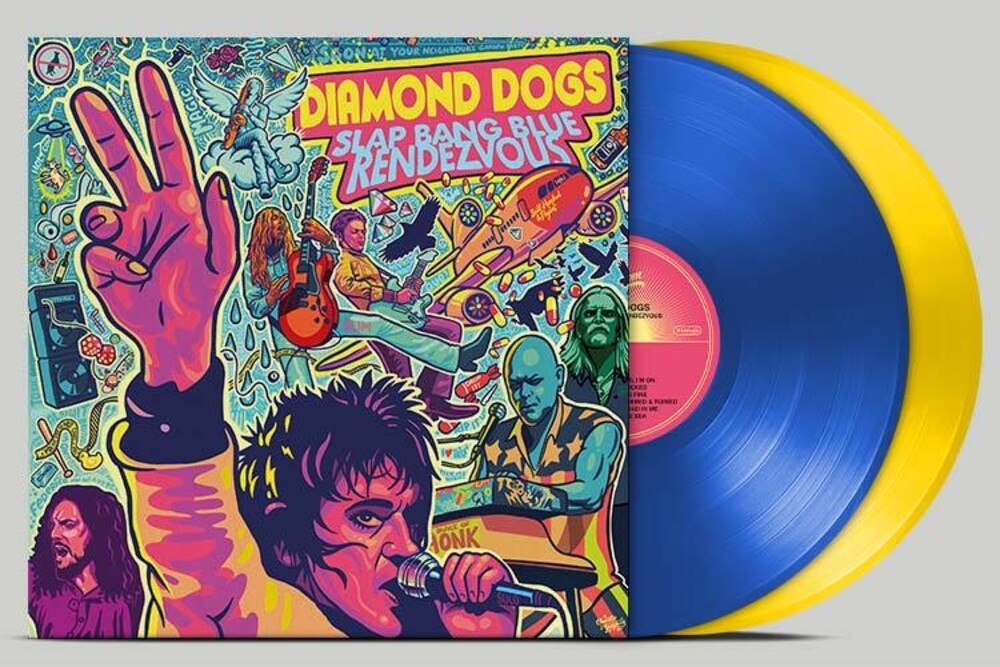 Slap Bang Blue Rendezvous (Blue Yellow Vinyl) [LP] Vinyl Record
