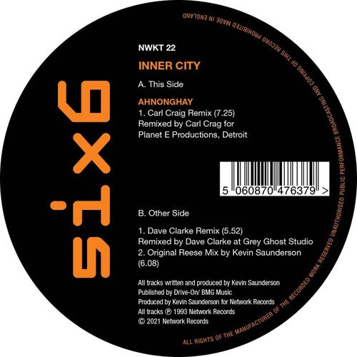 Inner City - Ahnonghay - Vinyl Record