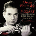 Mozart / Shumsky,oscar - Mozart: Violin Sonatas - Music CD
