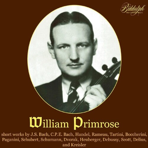 Primrose,william - Plays Baroque Sonatas & Encore Pieces - Music CD