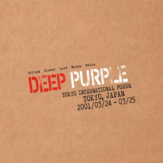 Live In Tokyo 2001 (Red & Clear 'Flag Of Japan Vinyl/4LP)