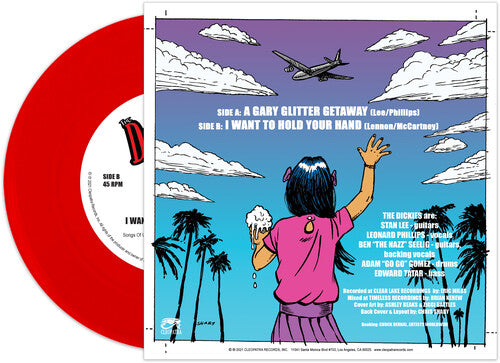 The Dickies - A Gary Glitter Getaway (Red) Vinyl Record