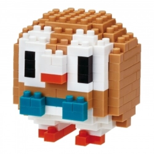 Nanoblock - Pokemon Series - Rowlet Building Kit - Collectibles