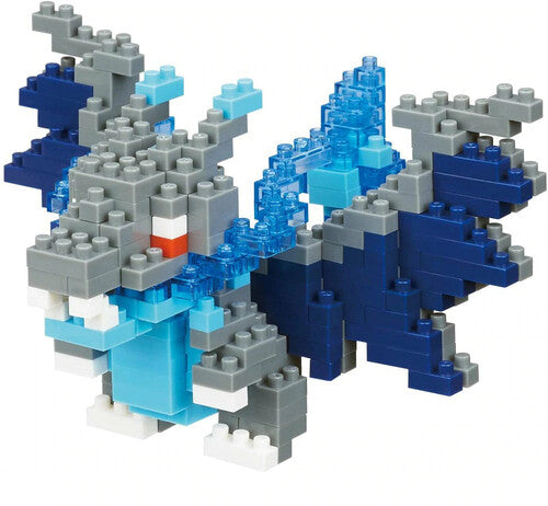 Nanoblock - Pokemon Series - Mega Charizard X Building Kit - Collectibles