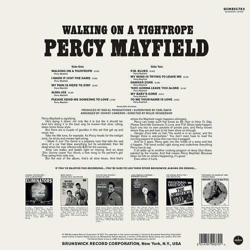 Percy Mayfield - Walking On A Tightrope [140-Gram Black Vinyl]