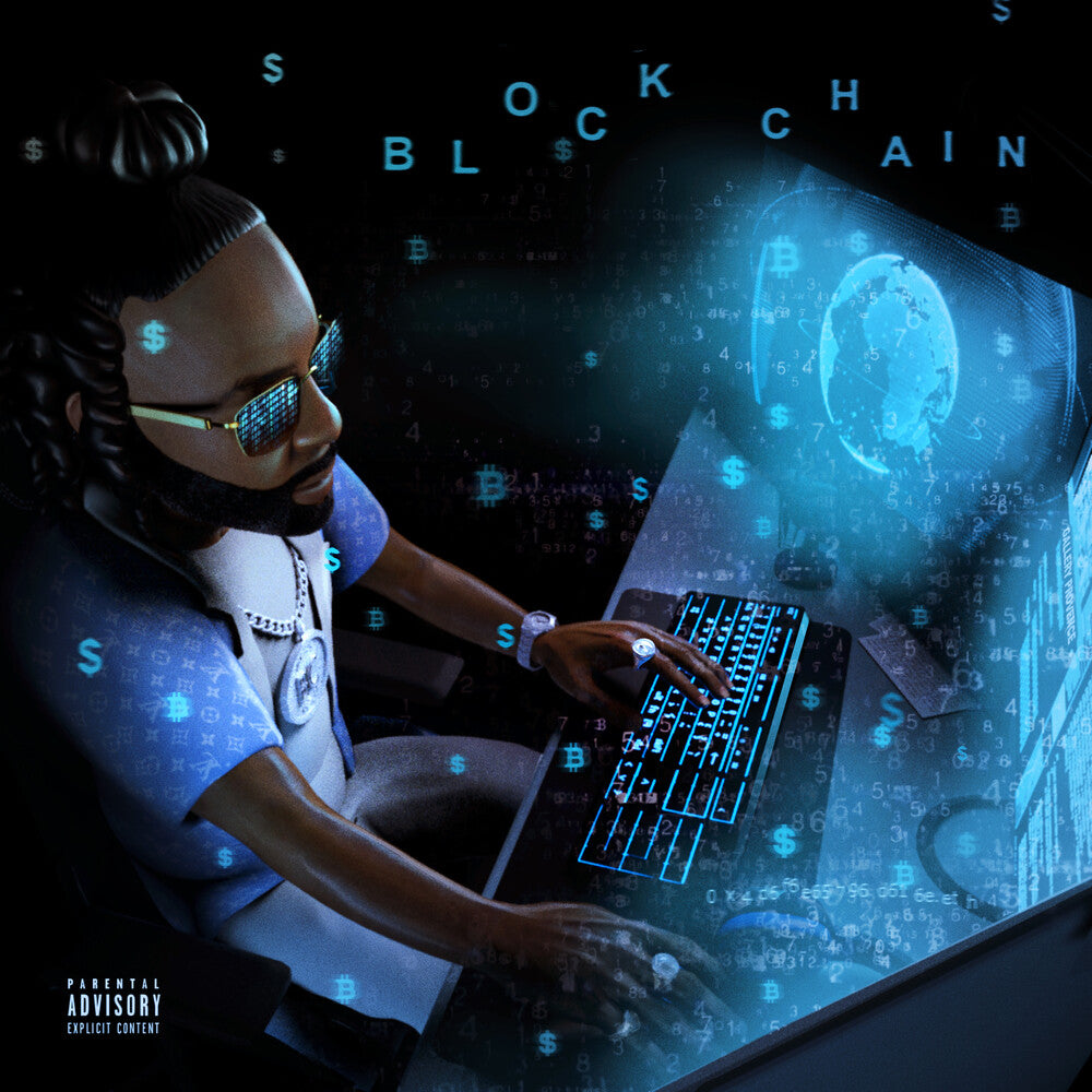 Blockchain (Blue Seaglass Wave) (Blue) [Colored Vinyl] Vinyl Record